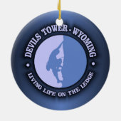 Devils Tower Keramik Ornament (Hinten)