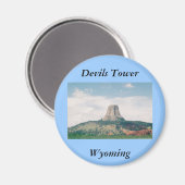 Devils Tower Magnet (Vorderseite/Rückseite)