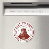 Devils Tower Magnet (In Situ (Geschirrspüler))