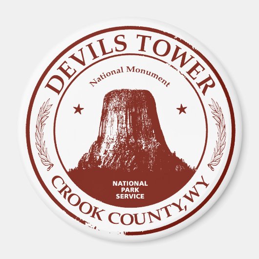 Devils Tower Magnet (Vorne)
