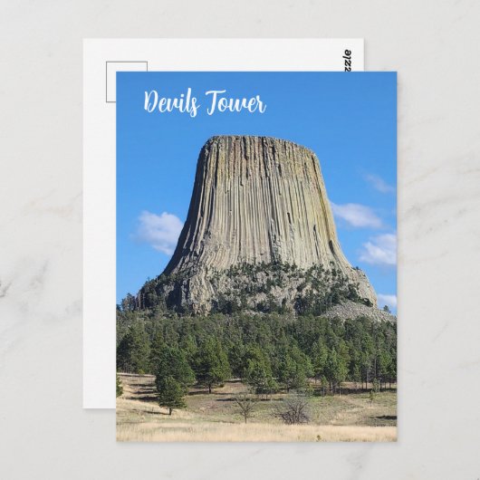 Devils Tower Magnet Postkarte (Vorne/Hinten)