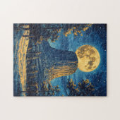 Devils Tower Monument Landschaftliche Aussicht Puzzle (Horizontal)