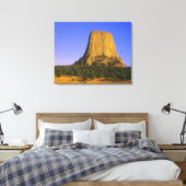 Devils Tower National Monument in Wyoming Leinwanddruck (Insitu (Schlafzimmer))