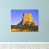 Devils Tower National Monument in Wyoming Leinwanddruck (Insitu (Holzboden))