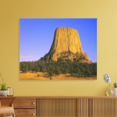 Devils Tower National Monument in Wyoming Leinwanddruck (Insitu (Wohnzimmer))