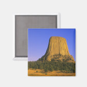 Devils Tower National Monument in Wyoming Magnet (Vorderseite/Rückseite)