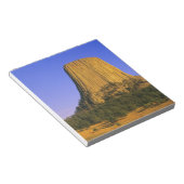 Devils Tower National Monument in Wyoming Notizblock (angewinkelt)
