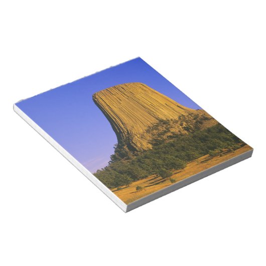 Devils Tower National Monument in Wyoming Notizblock (angewinkelt)