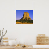 Devils Tower National Monument in Wyoming Poster (Küche)