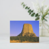 Devils Tower National Monument in Wyoming Postkarte (Stehend Vorderseite)