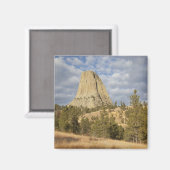 Devils Tower National Monument Magnet (Vorderseite/Rückseite)