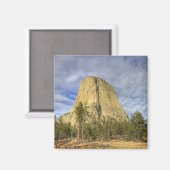 Devils Tower National Monument Magnet (Vorderseite/Rückseite)