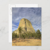 Devils Tower National Monument Postkarte (Vorne/Hinten)