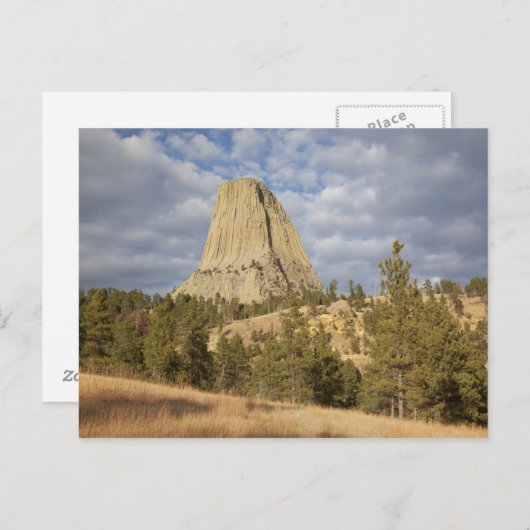 Devils Tower National Monument Postkarte (Vorne/Hinten)