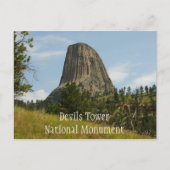 Devils Tower National Monument Postkarte (Vorderseite)