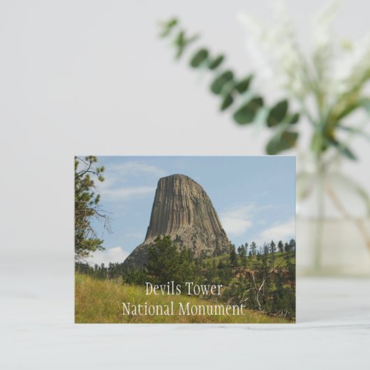 Devils Tower National Monument Postkarte (Stehend Vorderseite)