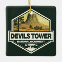 Devils Tower National Monument Reisen Vintag