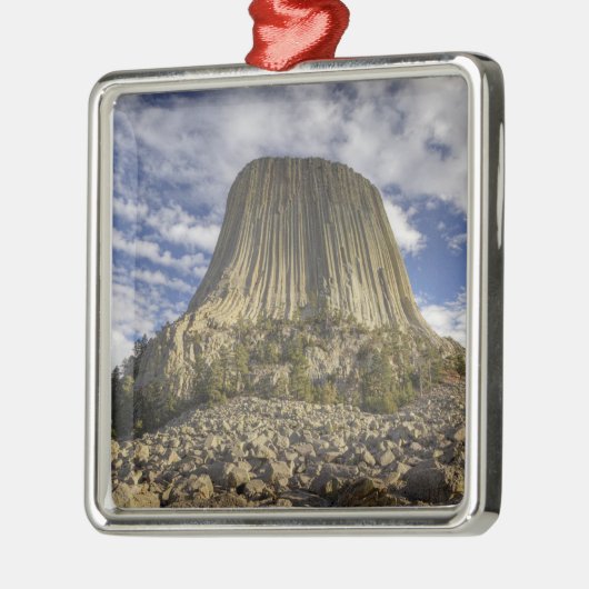 Devils Tower National Monument Silbernes Ornament (Links)