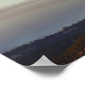 Devils Tower National Monument, Sturm bei Sonnenun Poster (Ecke)