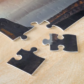 Devils Tower National Monument, Sturm bei Sonnenun Puzzle (Seite)