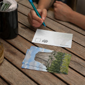 Devils Tower National Monument Watercolor Einladung