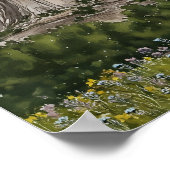 Devils Tower National Monument Watercolor Poster (Ecke)