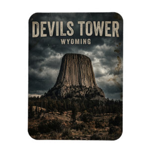 Devils Tower National Monument Wyoming Magnet