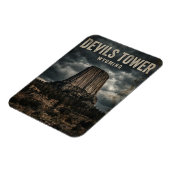 Devils Tower National Monument Wyoming Magnet (Linke Seite)