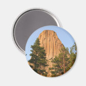Devils Tower National Monument, Wyoming Magnet (Vorderseite/Rückseite)
