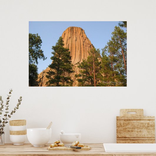 Devils Tower National Monument, Wyoming Poster (Küche)