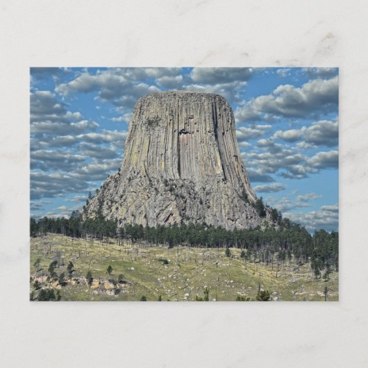 Devils Tower National Monument, Wyoming Postkarte (Vorderseite)