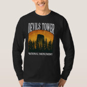 Devils Tower National Monument Wyoming T-Shirt (Vorderseite)
