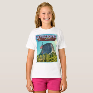 DEVILS TOWER NATIONAL MONUMENT - WYOMING USA T-Shirt