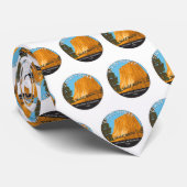 Devils Tower National Monument Wyoming Vintag Krawatte (Gerollt)