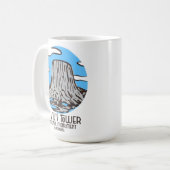 Devils-Tower-Nationalmonument Wyoming Kaffeetasse (Vorderseite Links)