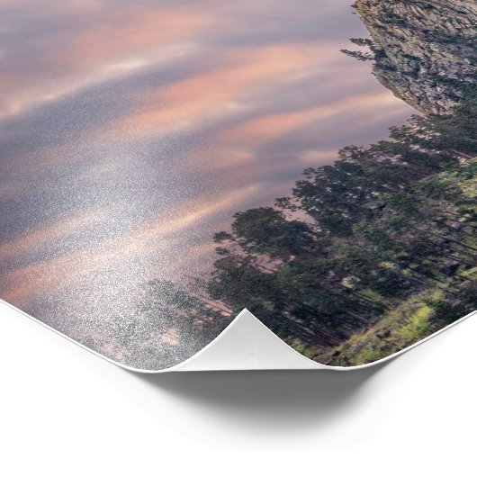 Devils Tower Phantastisch Clouds Fotodruck (Ecke)