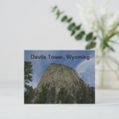 Devils Tower Postcard Postkarte (Stehend Vorderseite)