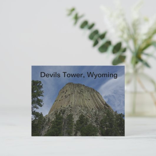 Devils Tower Postcard Postkarte (Stehend Vorderseite)