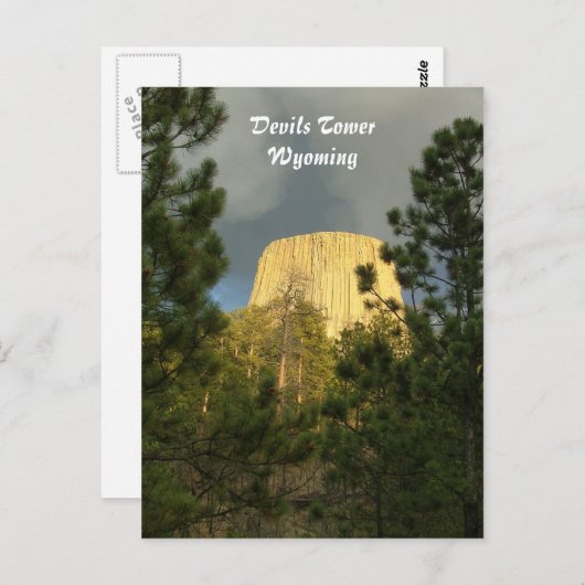 Devils Tower Postkarte (Vorne/Hinten)