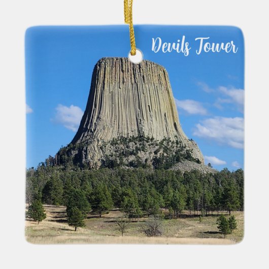 Devils Tower Wünsche Keramikornament (Vorderseite)