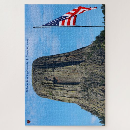 Devil's Tower Wyoming Jigsaw Puzzle (Vertikal)