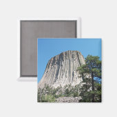 Devils Tower Wyoming Magnet (Vorderseite/Rückseite)