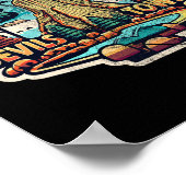 Devils Tower Wyoming National Monument Retro Vinta Poster (Ecke)