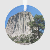 Devils Tower Wyoming Ornament (Rückseite)