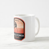 Devils Tower Wyoming Rock Climbing Aktiver T - Shi Kaffeetasse (VorderseiteRechts)