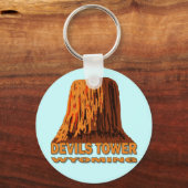 DEVILS TOWER WYOMING SCHLÜSSELANHÄNGER (Vorderseite)