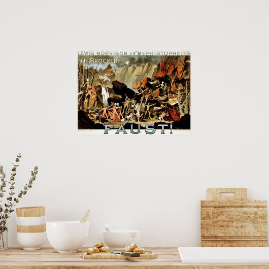 Devils und Faust Poster (Küche)