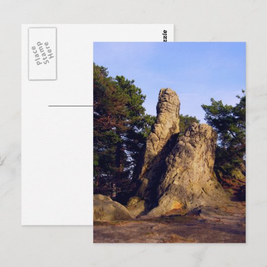 Devils Wall Postkarte (Vorne/Hinten)