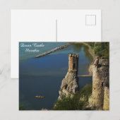 Devin Castle Slovakia Travel Maiden Tower Foto Postkarte (Vorne/Hinten)