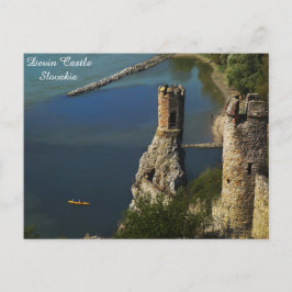 Devin Castle Slovakia Travel Maiden Tower Foto Postkarte